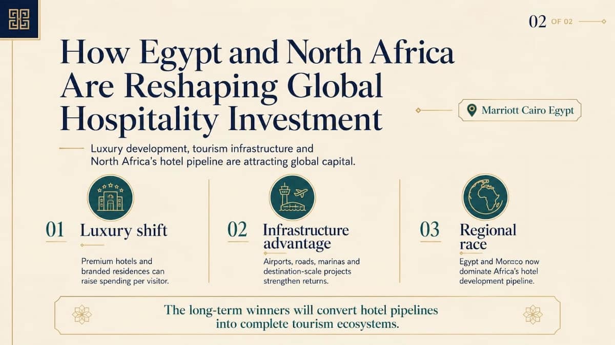 Why Global Hotel Giants Are Chasing Marriott’s $1.1 Billion Egypt Opportunity