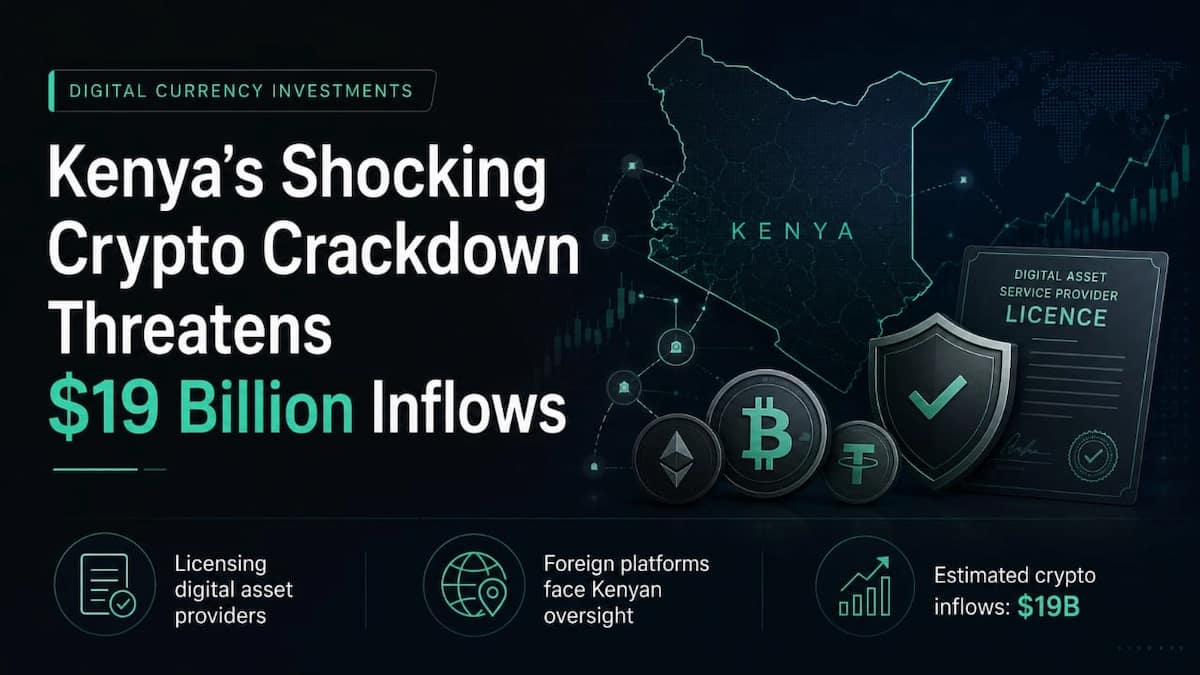 Kenya’s Shocking Crypto Crackdown Threatens $19 Billion Inflows